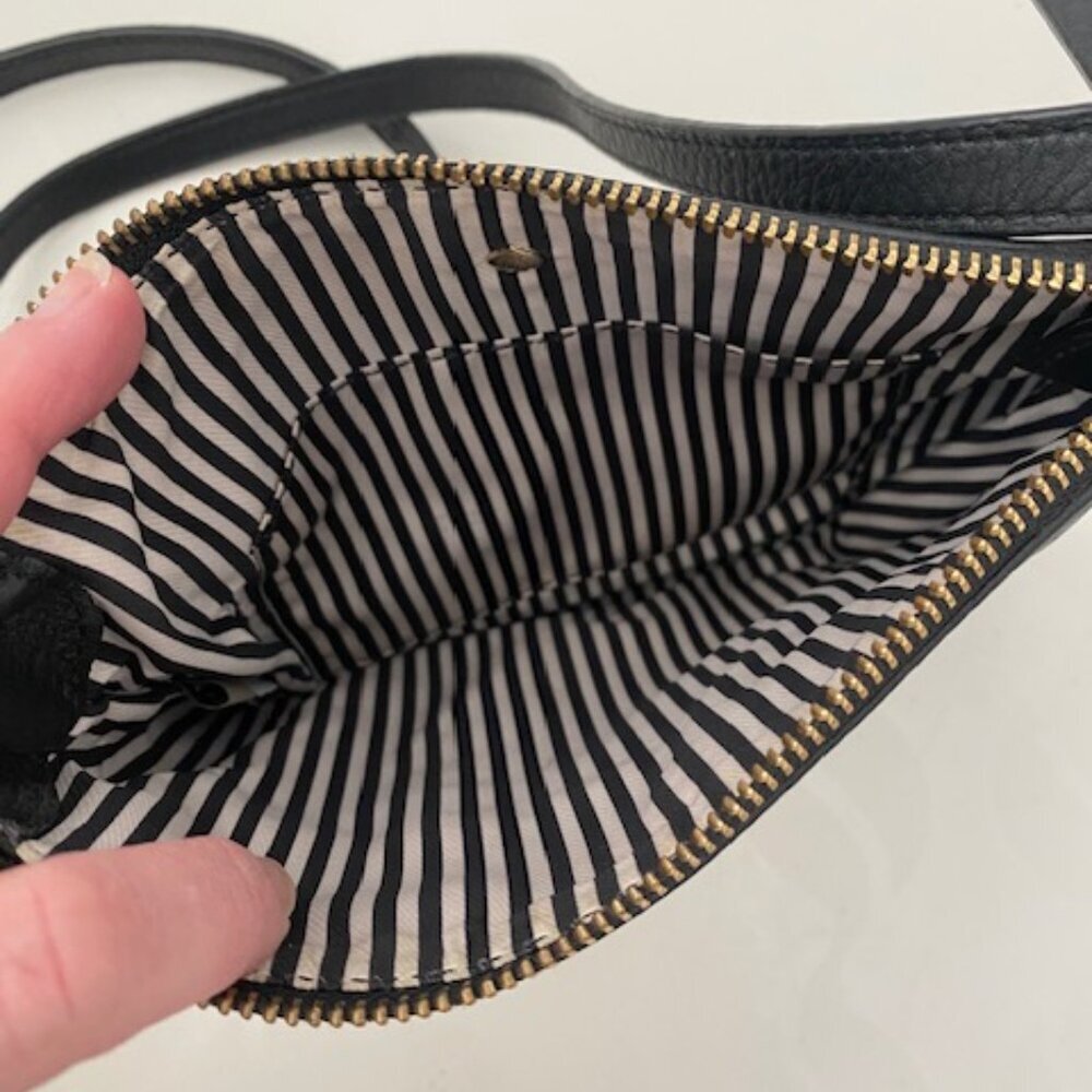 KATE SPADE New York Cobble Hill Tenley Black Pebbled Leather Crossbody Bag Purse - Picture 9 of 14